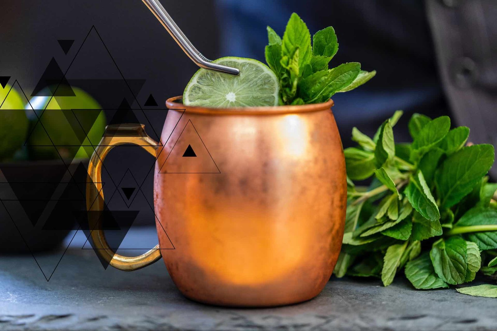 Moscow mule Cocktails.